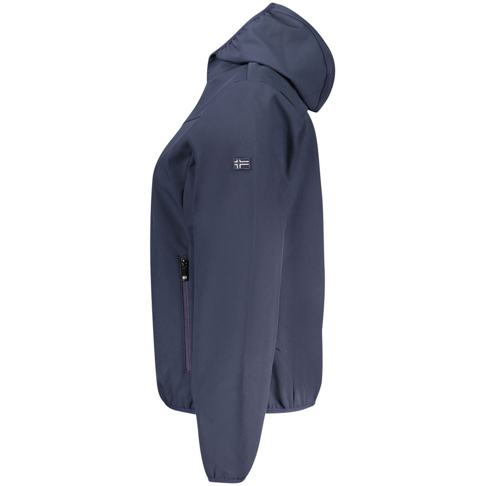 Norge 1963 blå polyesterjakke til kvinder