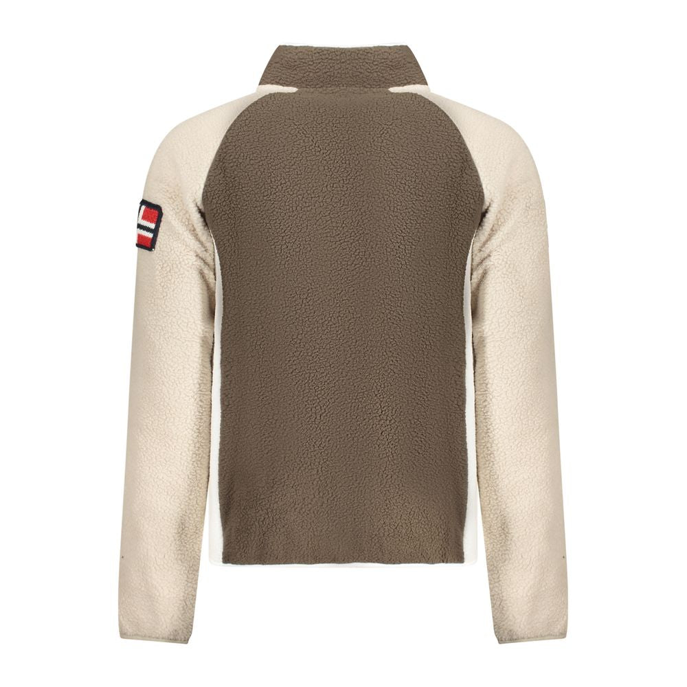 Norge 1963 brun polyester herretrøje