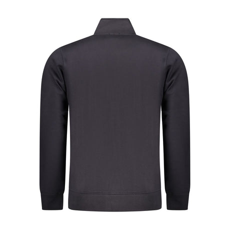 Riffel blå bomuldstrøje til mænd