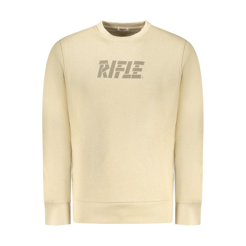Rifle Beige Bomuld Herretrøje