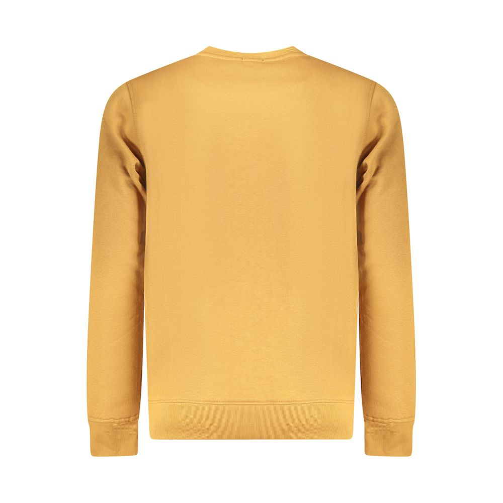 Riffelbrun bomulds herretrøje