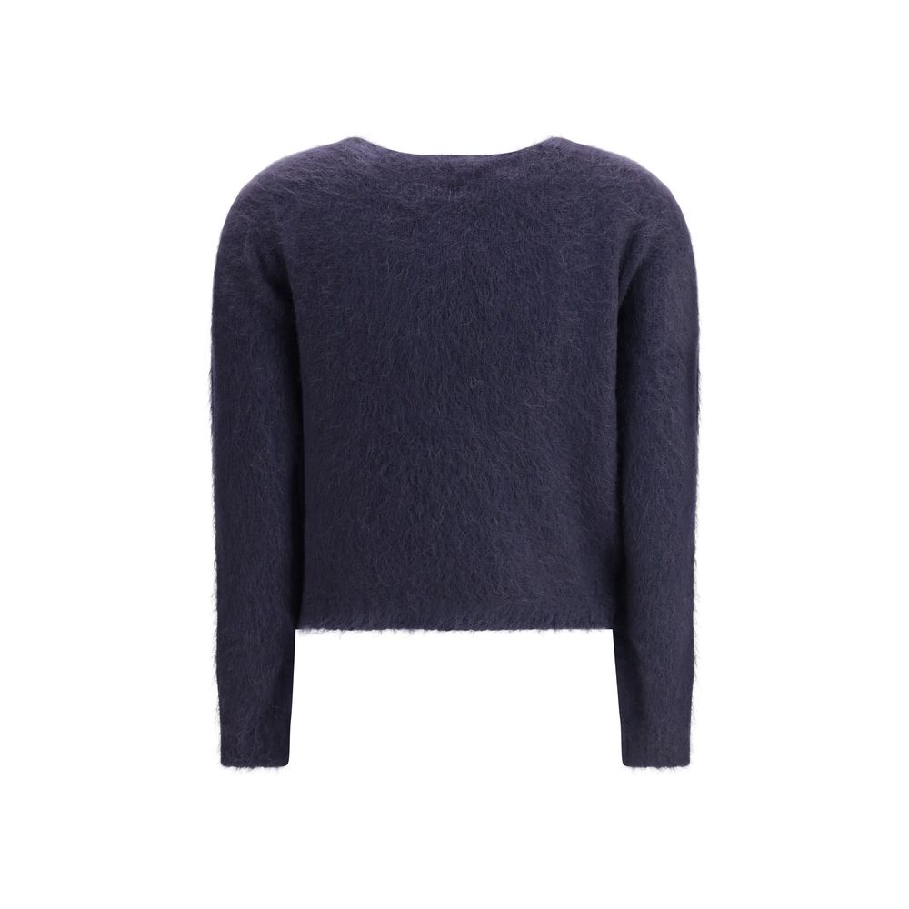 Max Mara Blå Polyamid Sweatshirt