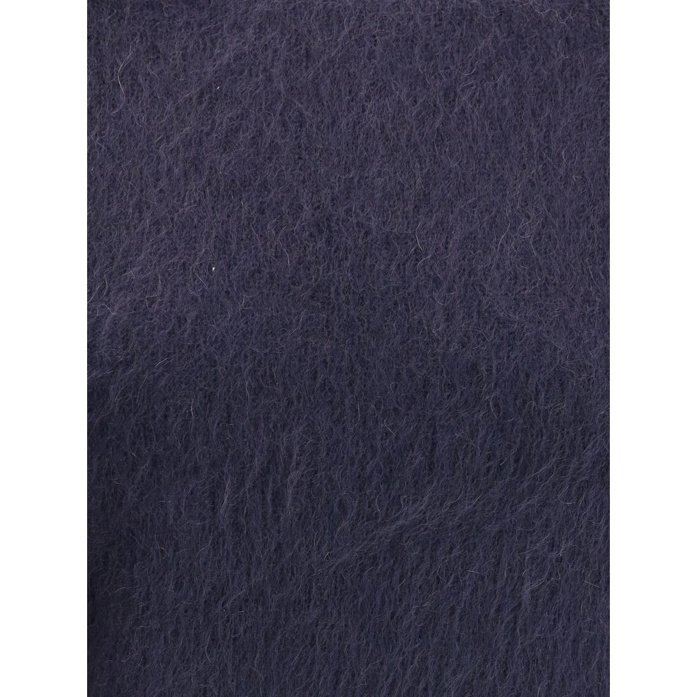 Max Mara Blå Polyamid Sweatshirt