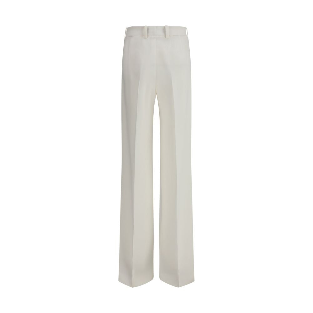 Ermanno Scervino White Viscose Casual Bukser