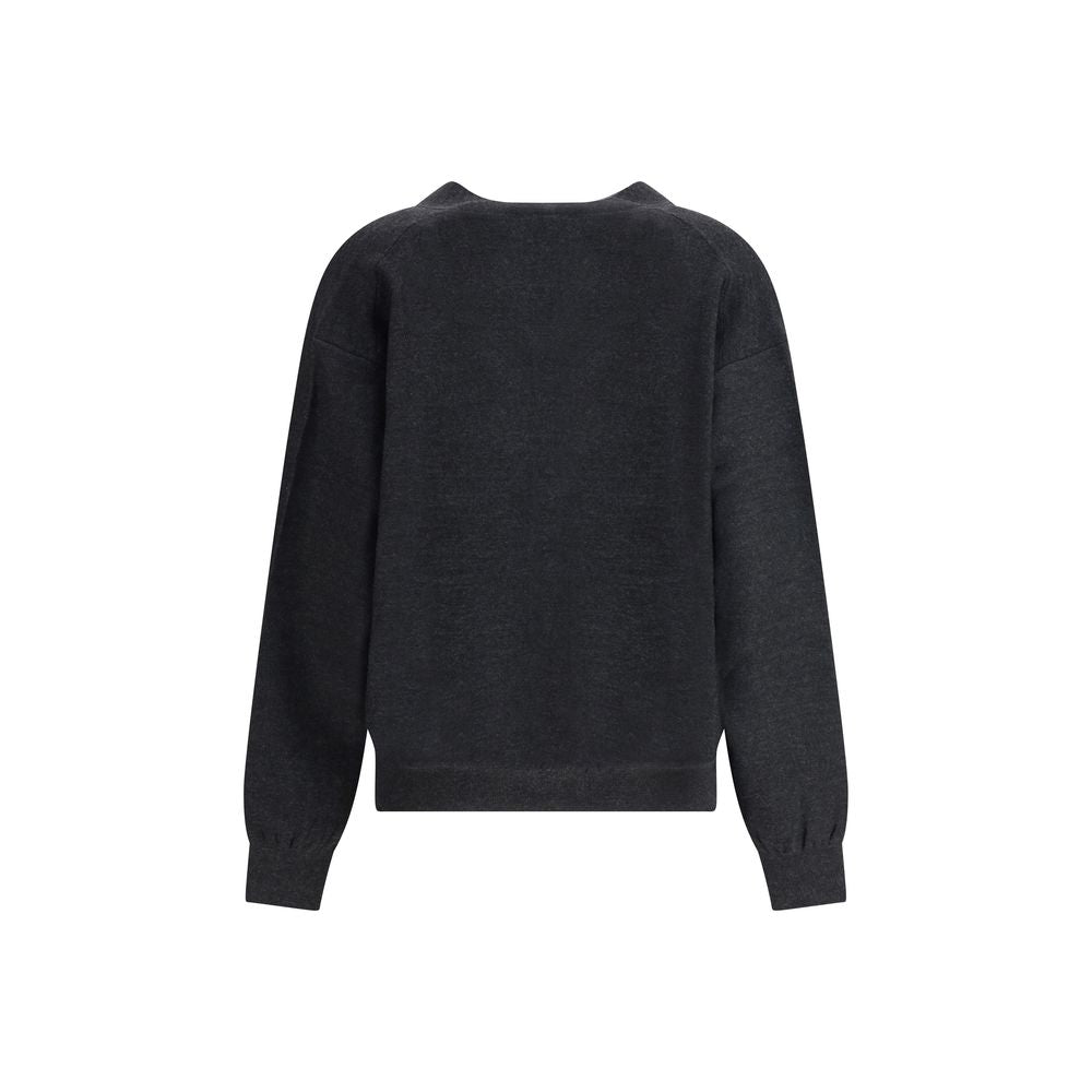 Lemaire Grå Merino Uld Cardigan