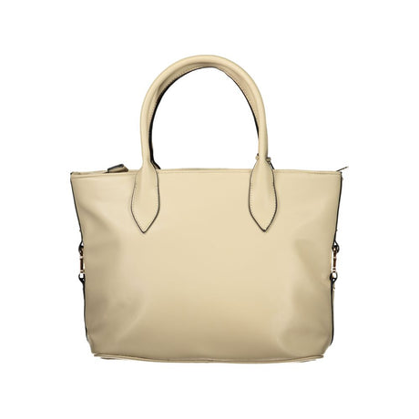 Laura Biagiotti Beige PVC Women Handbag
