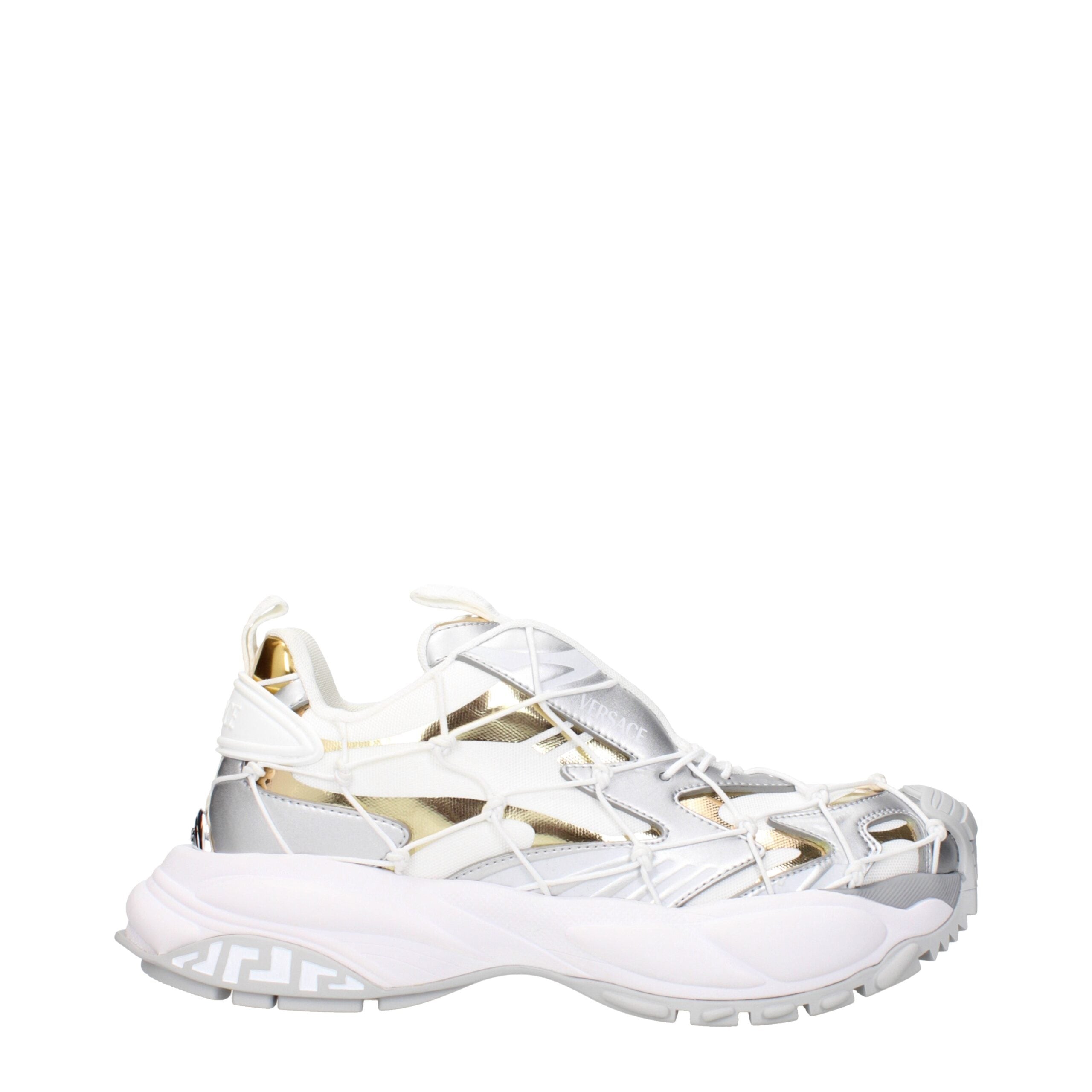 Versace hvide chunky sneakers i stof