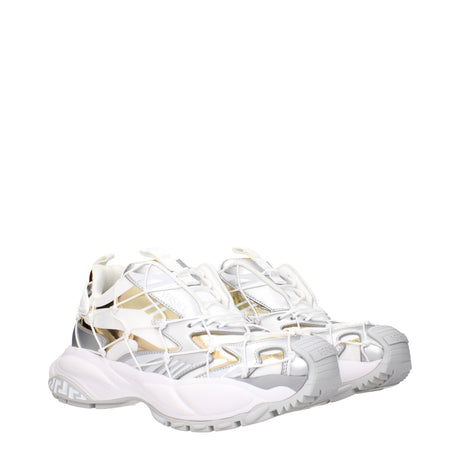 Versace hvide chunky sneakers i stof