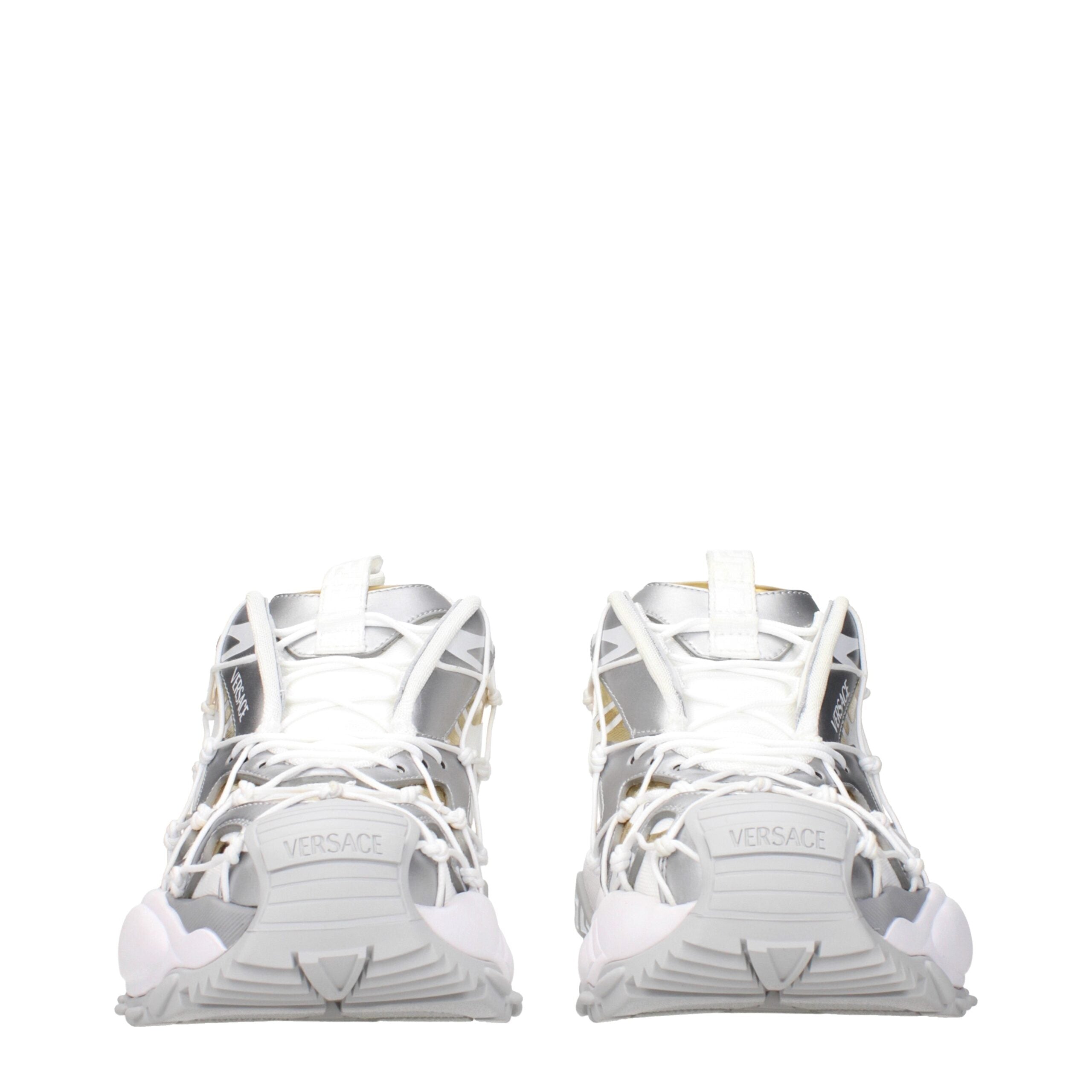 Versace hvide chunky sneakers i stof