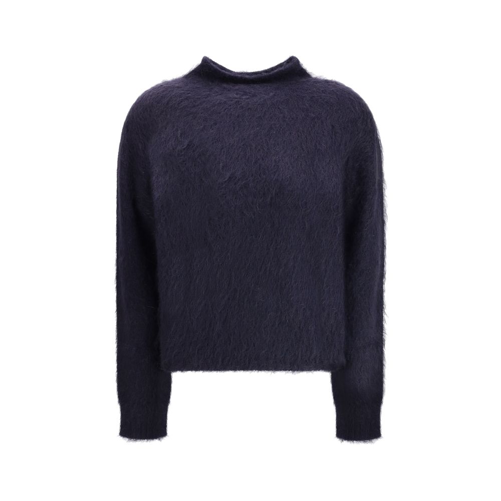 Max Mara Blå Polyamid Sweatshirt