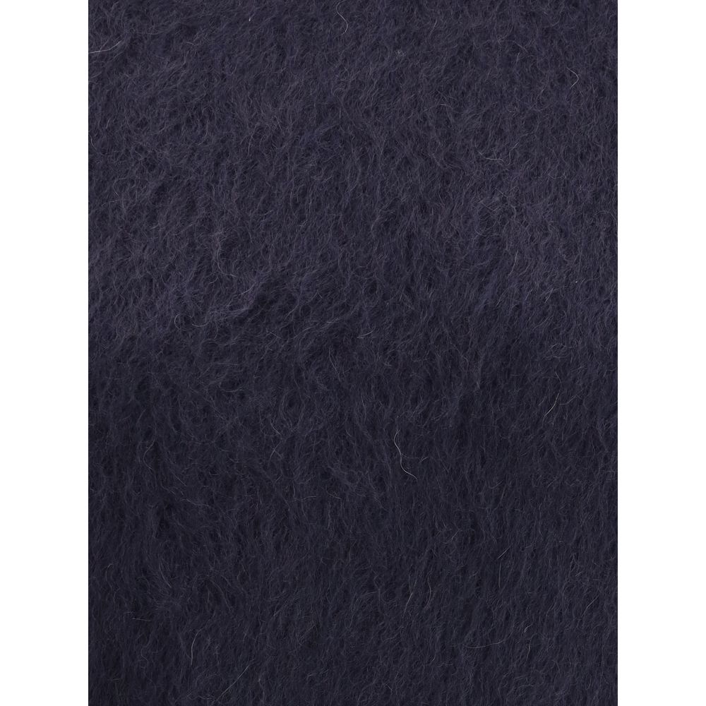 Max Mara Blå Polyamid Sweatshirt