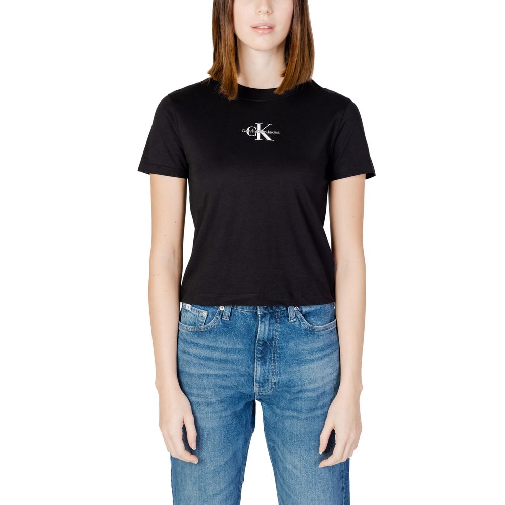 Calvin Klein Jeans sort bomuld T-shirt