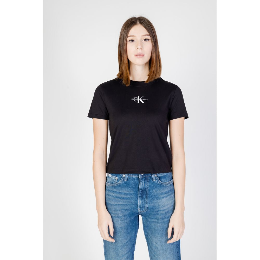 Calvin Klein Jeans sort bomuld T-shirt