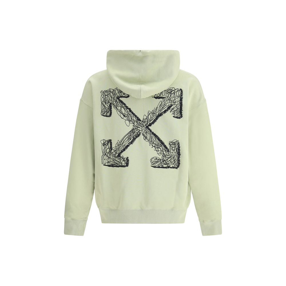 Off-white grøn bomulds sweatshirt