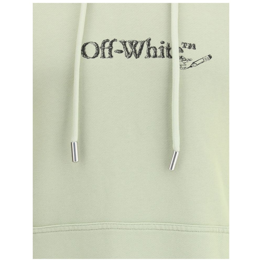 Off-white grøn bomulds sweatshirt