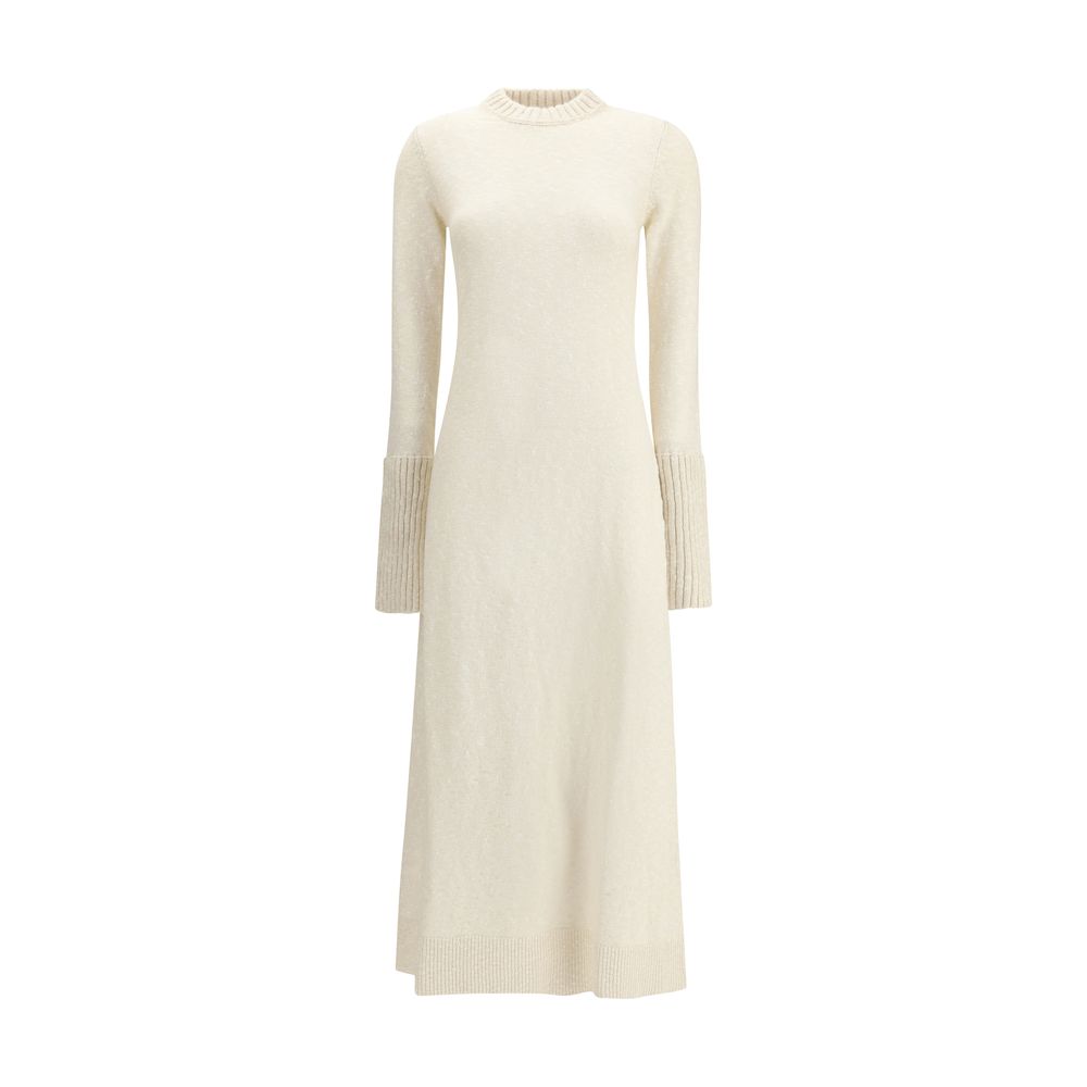 SA SU PHI White Cashmere Casual Dress