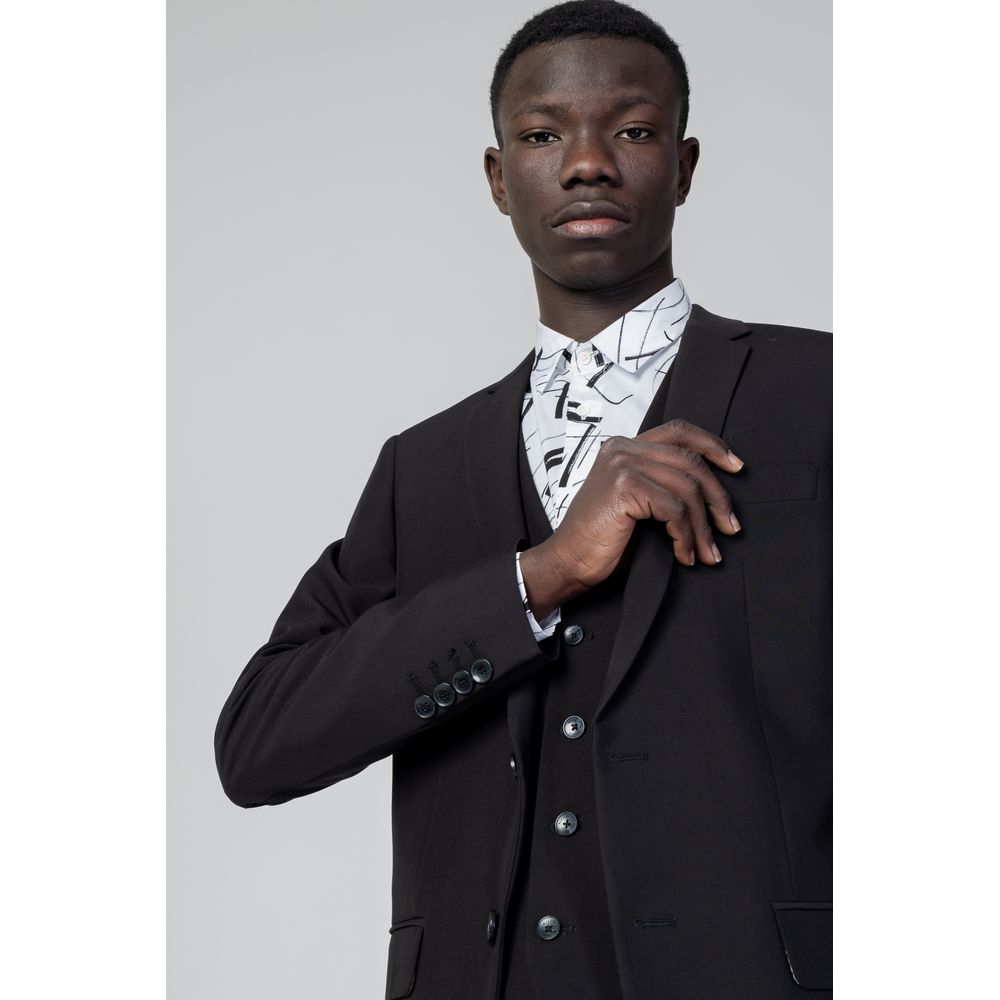 Antony Morato Sort Polyesterblazer