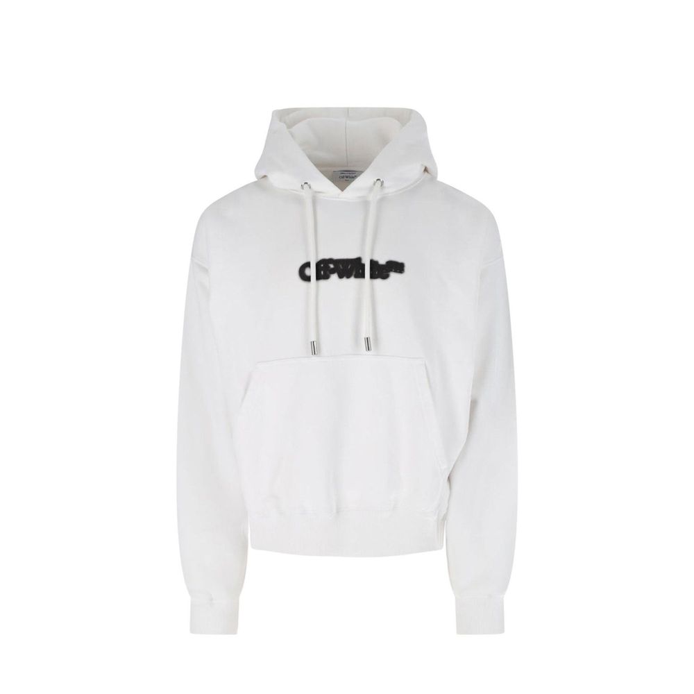 Off-white hvid bomulds sweatshirt