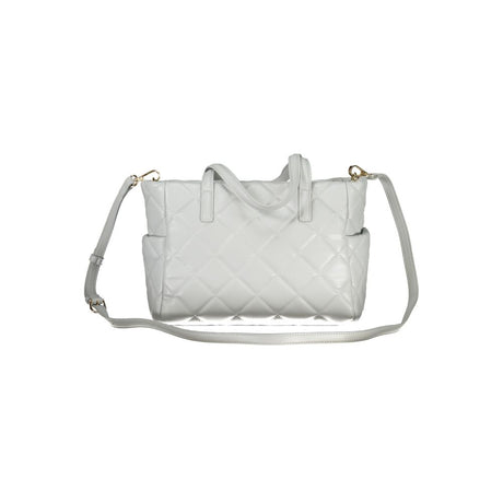 Mario Valentino Gray Polyethylene Handbag
