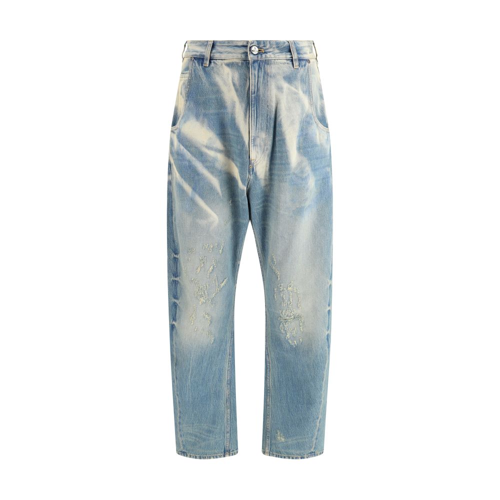 Vivienne Westwood lyseblå bomulds relaxed fit jeans