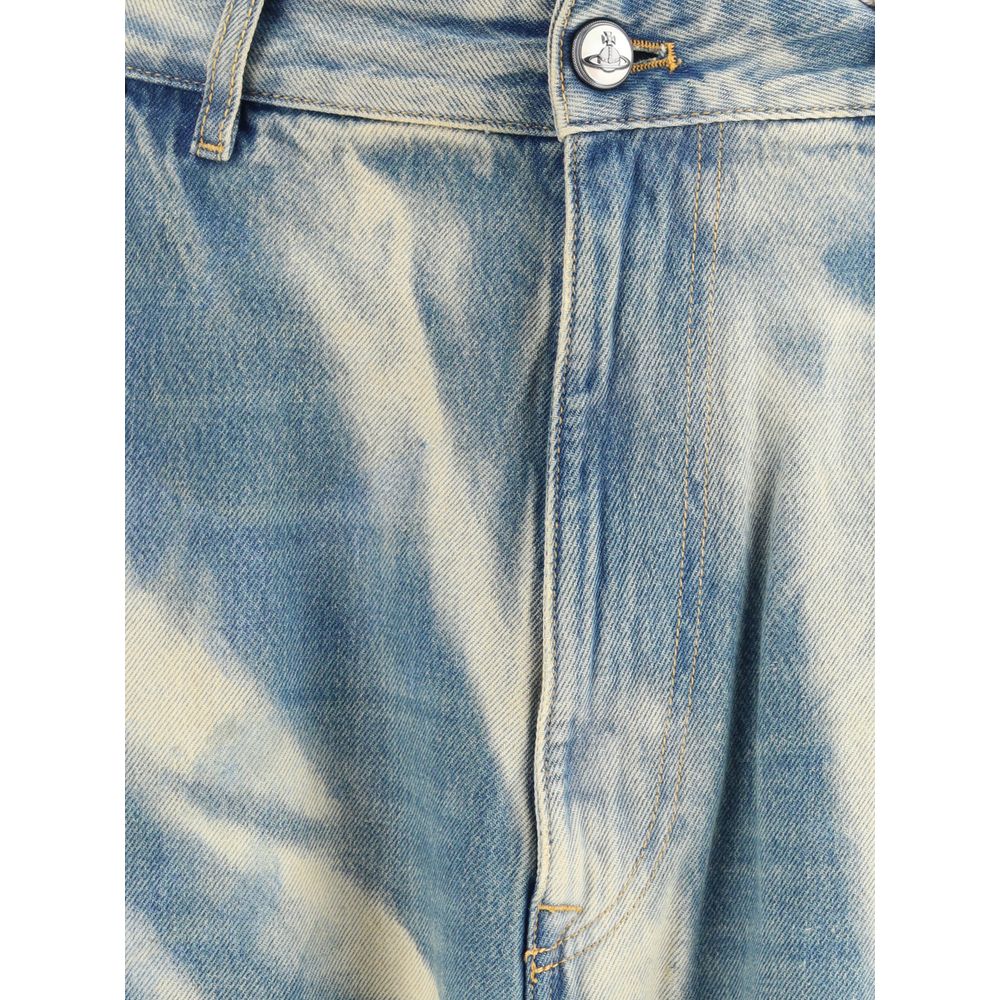 Vivienne Westwood lyseblå bomulds relaxed fit jeans