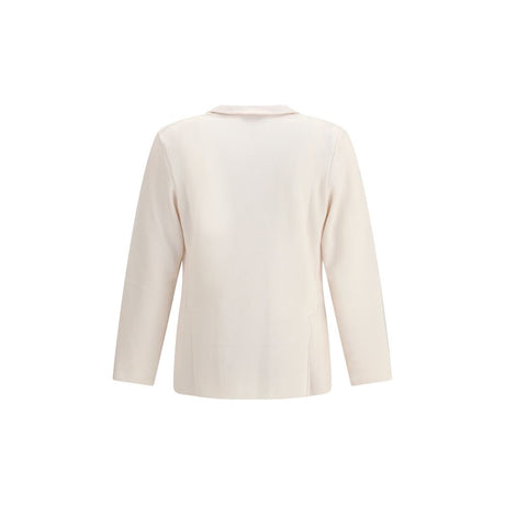 Lardini Cream Wool Coat