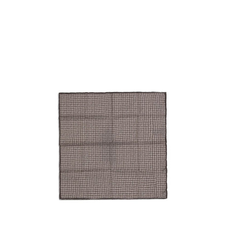 Brunello Cucinelli Brown Silk Scarf