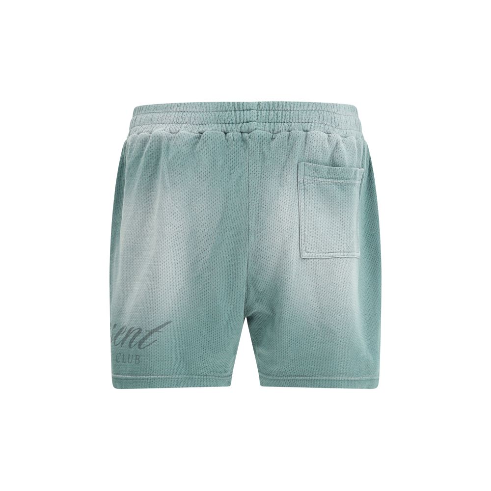 Represent grønne bomuldsbermudashorts