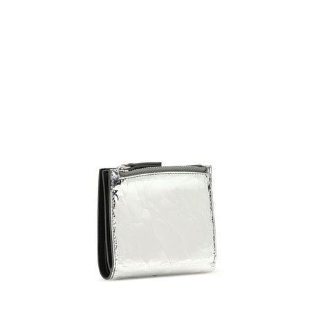 Margiela Silver Calf Leather Bos Taurus Wallet