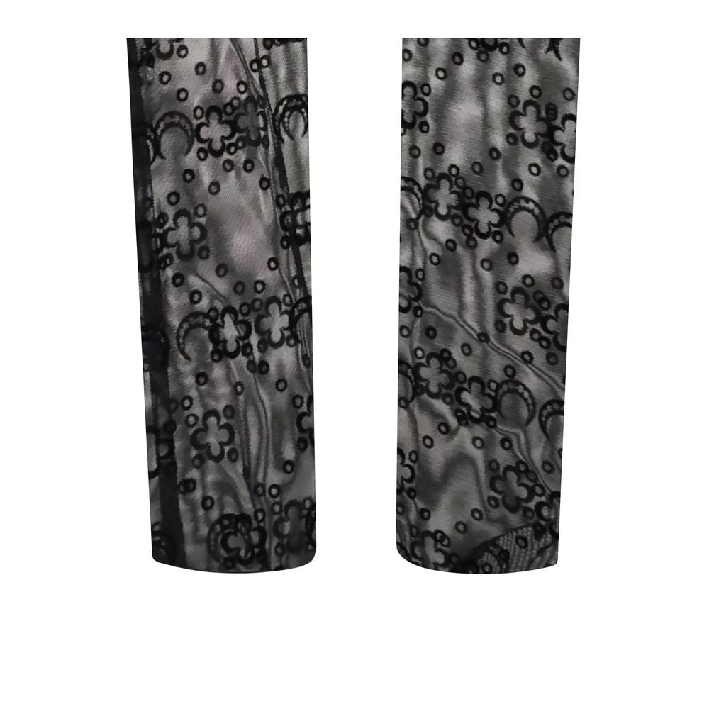 Marine Serre Sorte Polyamid Sokker