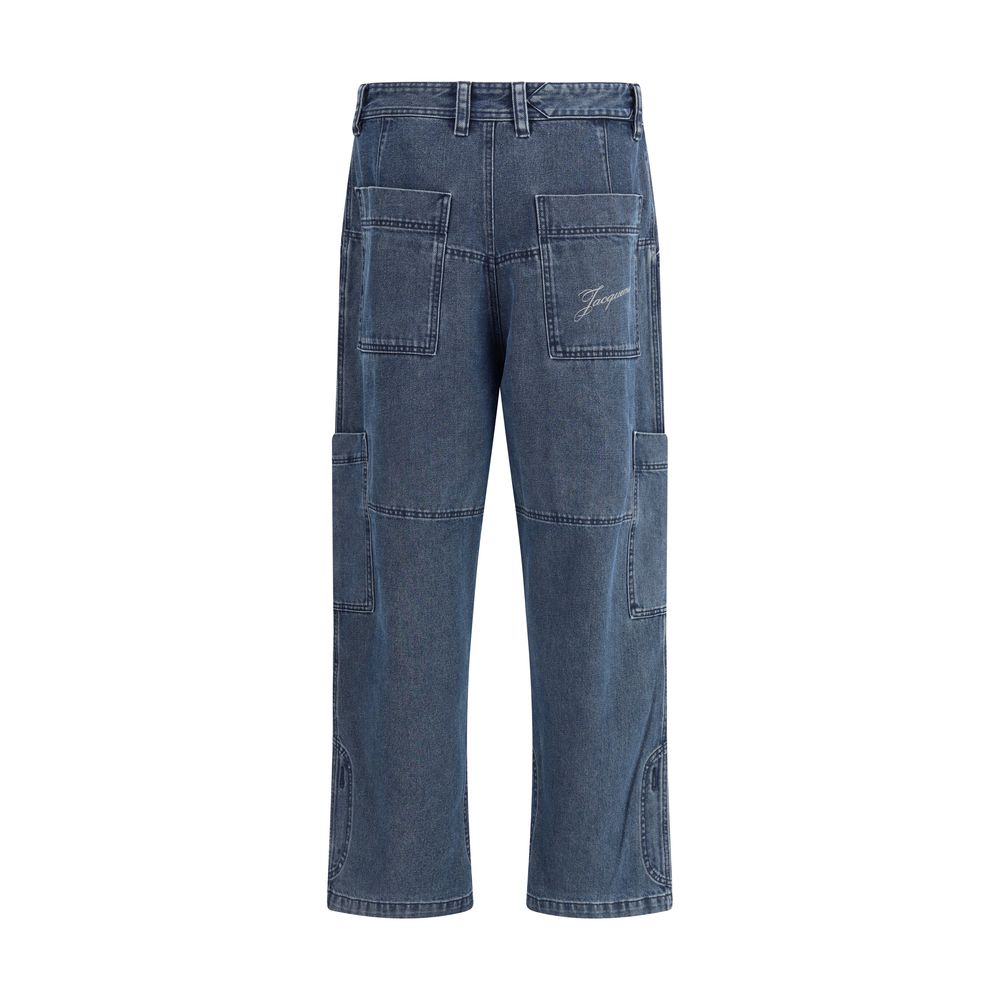 Jacquemus Blå Bomuld Jeans Denim