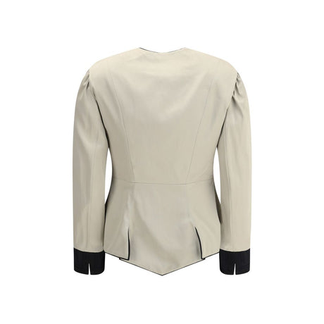 Chloé Silver Silk Coat
