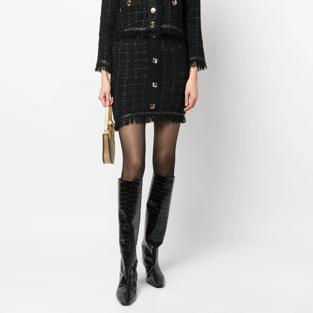 PINKO Sort Polyester Nederdel