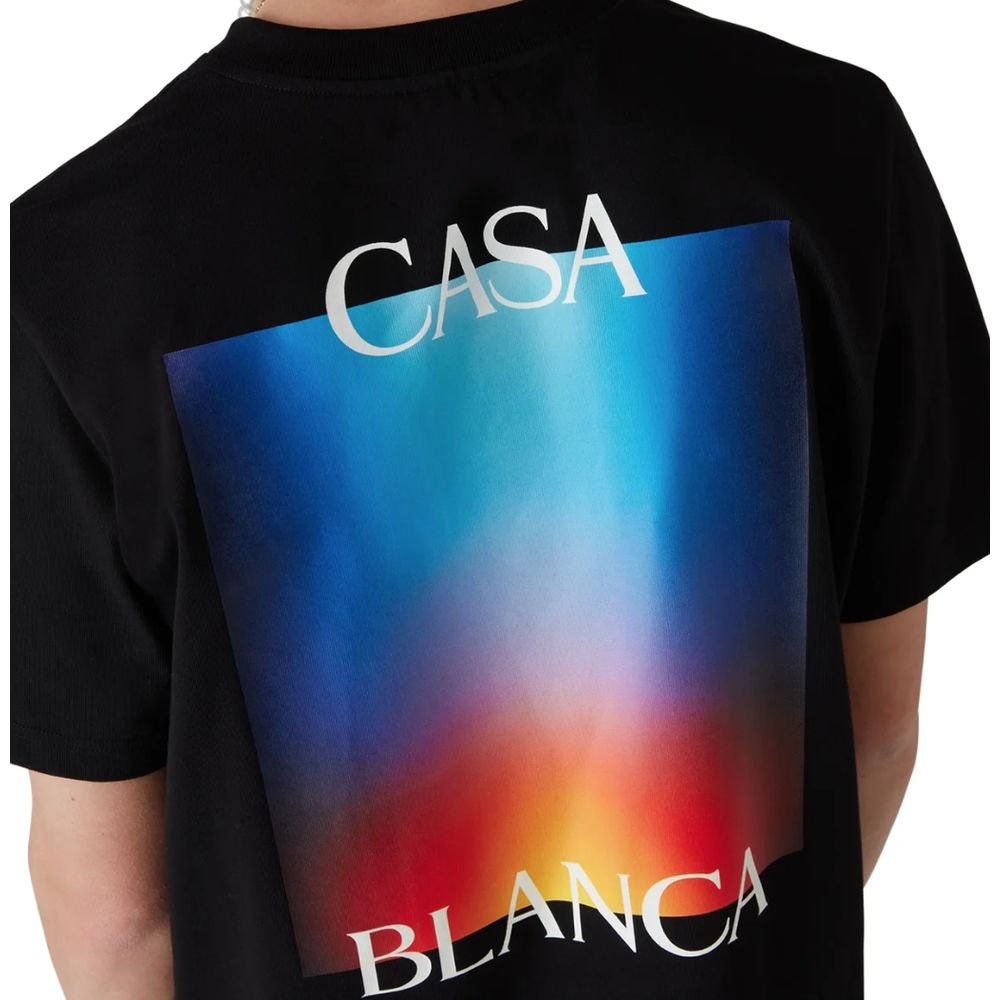 Casablanca T-shirt i sort bomuld