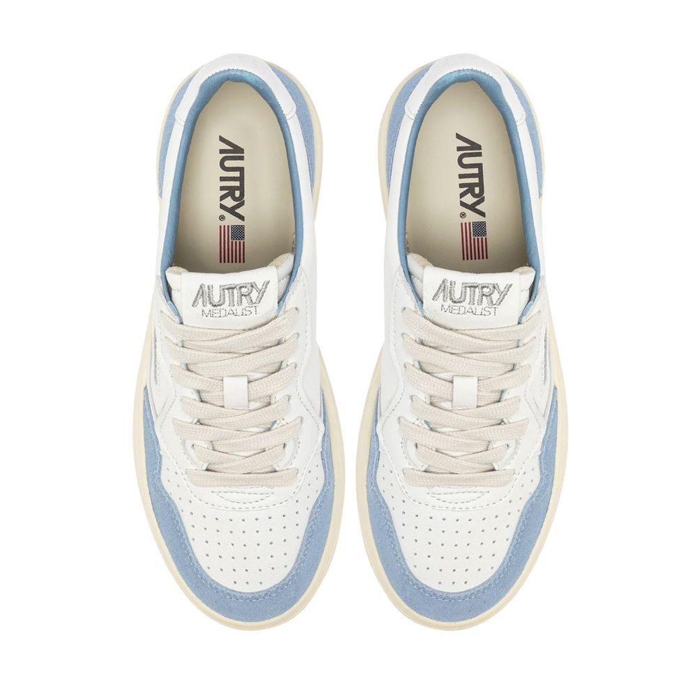 Autry hvide læder low top sneakers