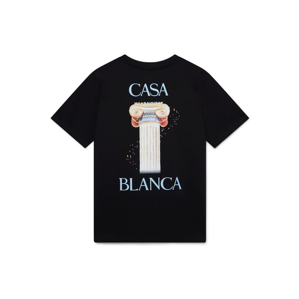 Casablanca T-shirt i sort bomuld