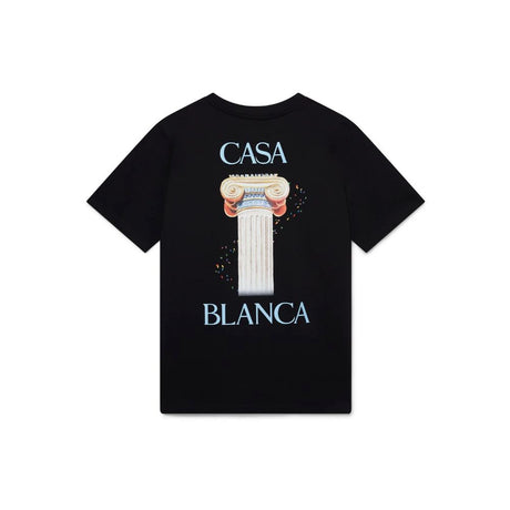Casablanca T-shirt i sort bomuld