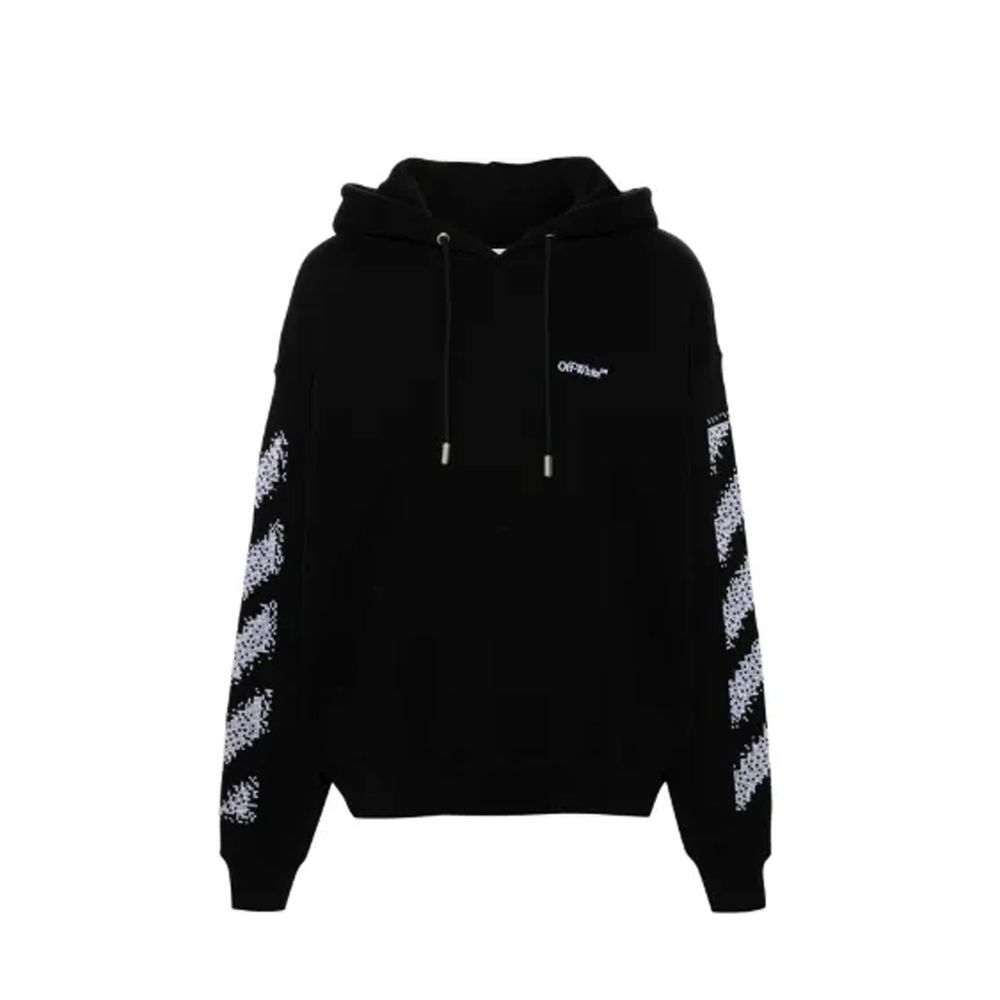 Off-white sort bomulds sweatshirt