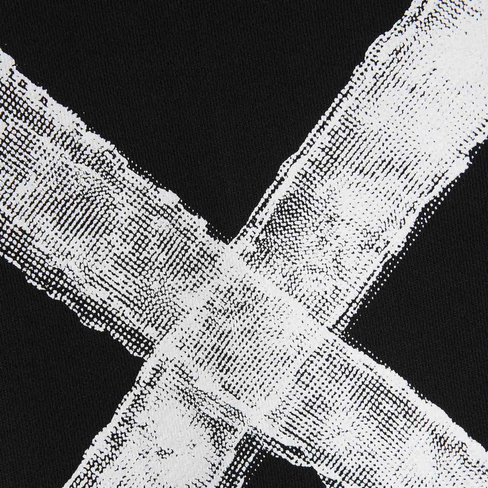 Off-white sort bomulds sweatshirt