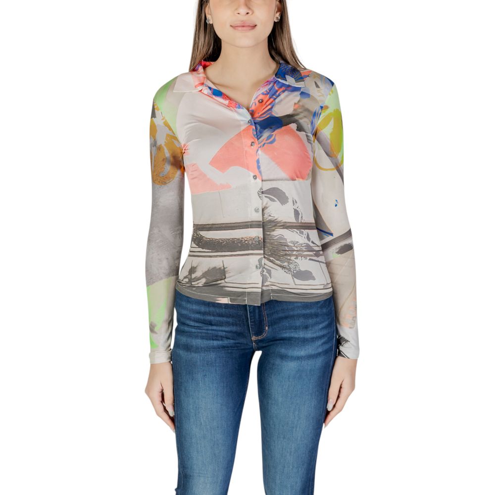 Desigual Flerfarvet Polyesterbluse