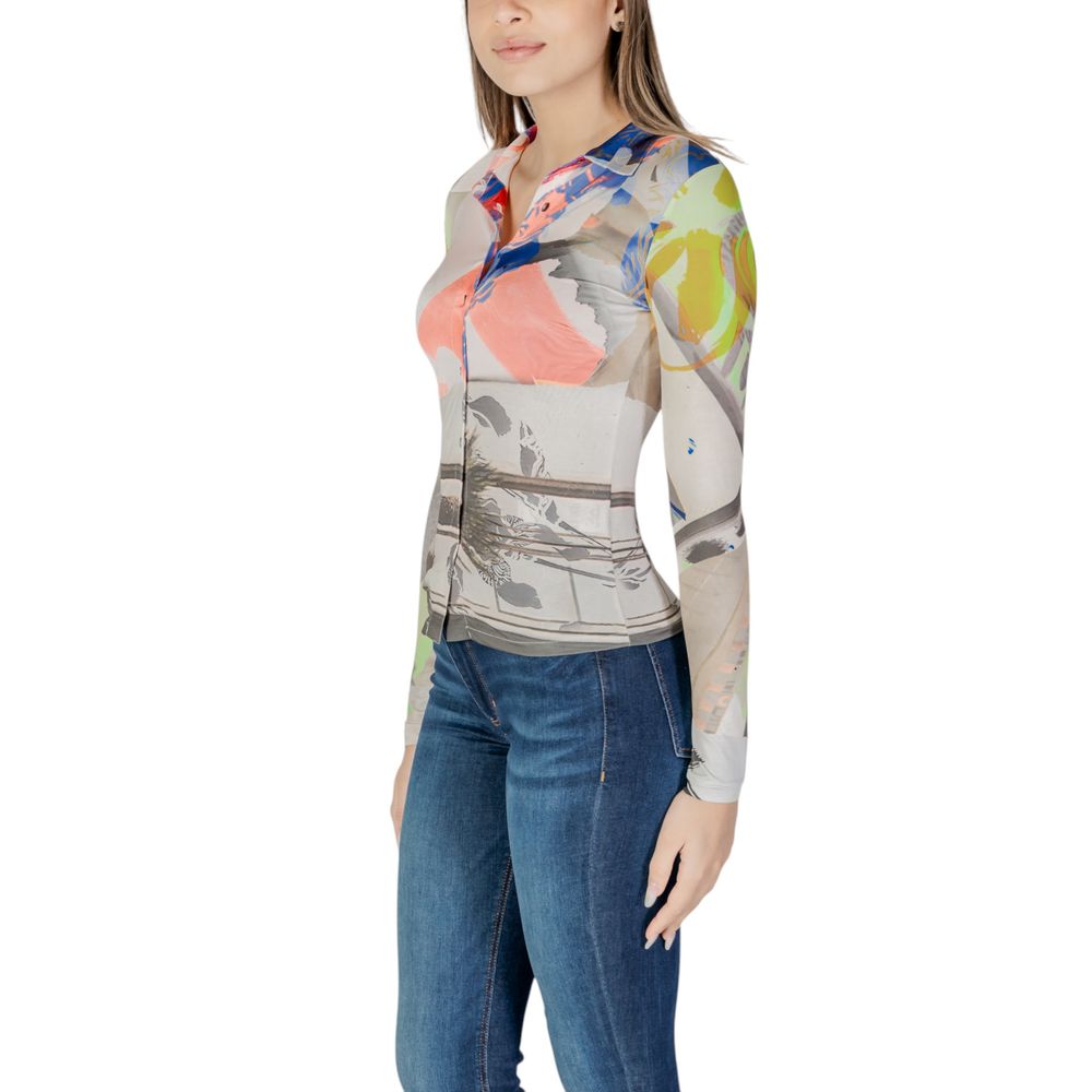 Desigual Flerfarvet Polyesterbluse