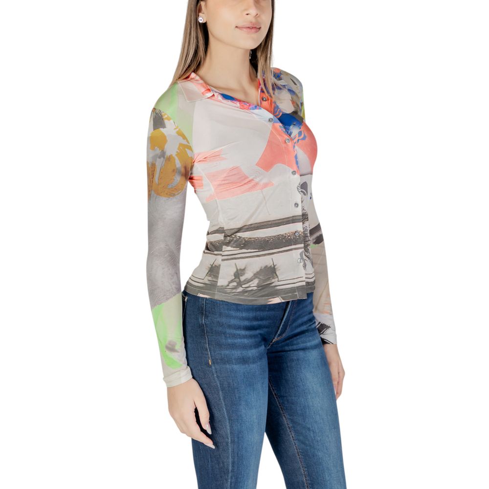 Desigual Flerfarvet Polyesterbluse