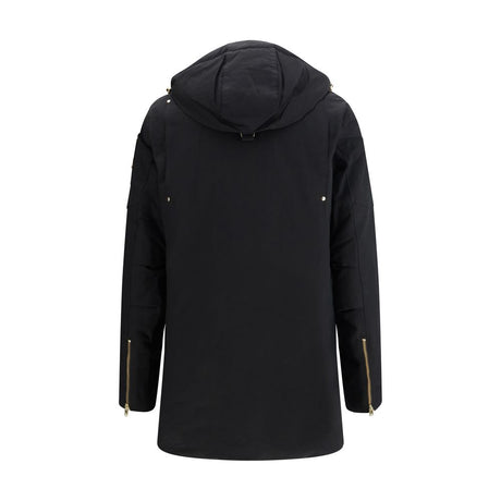Moose Knuckles Black Cotton Parka