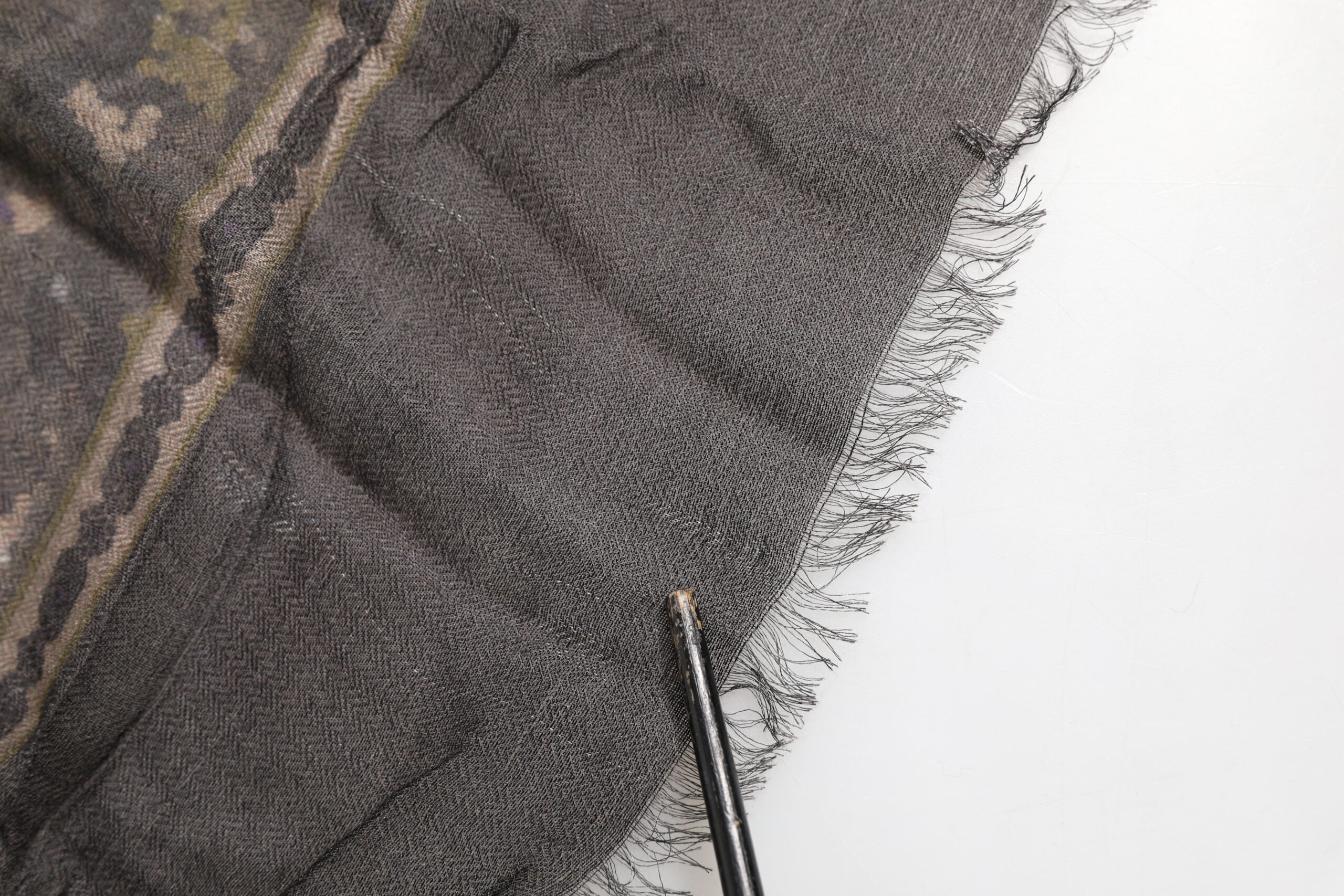 Dolce & Gabbana Multicolor Camouflage Fringes Modal Foulard Scarf