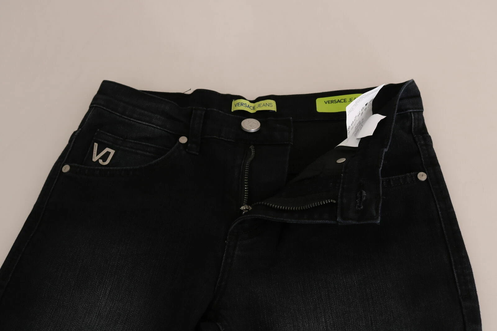 Versace Jeans Couture Mørkesorte Dora Slim Fit Denimbukser