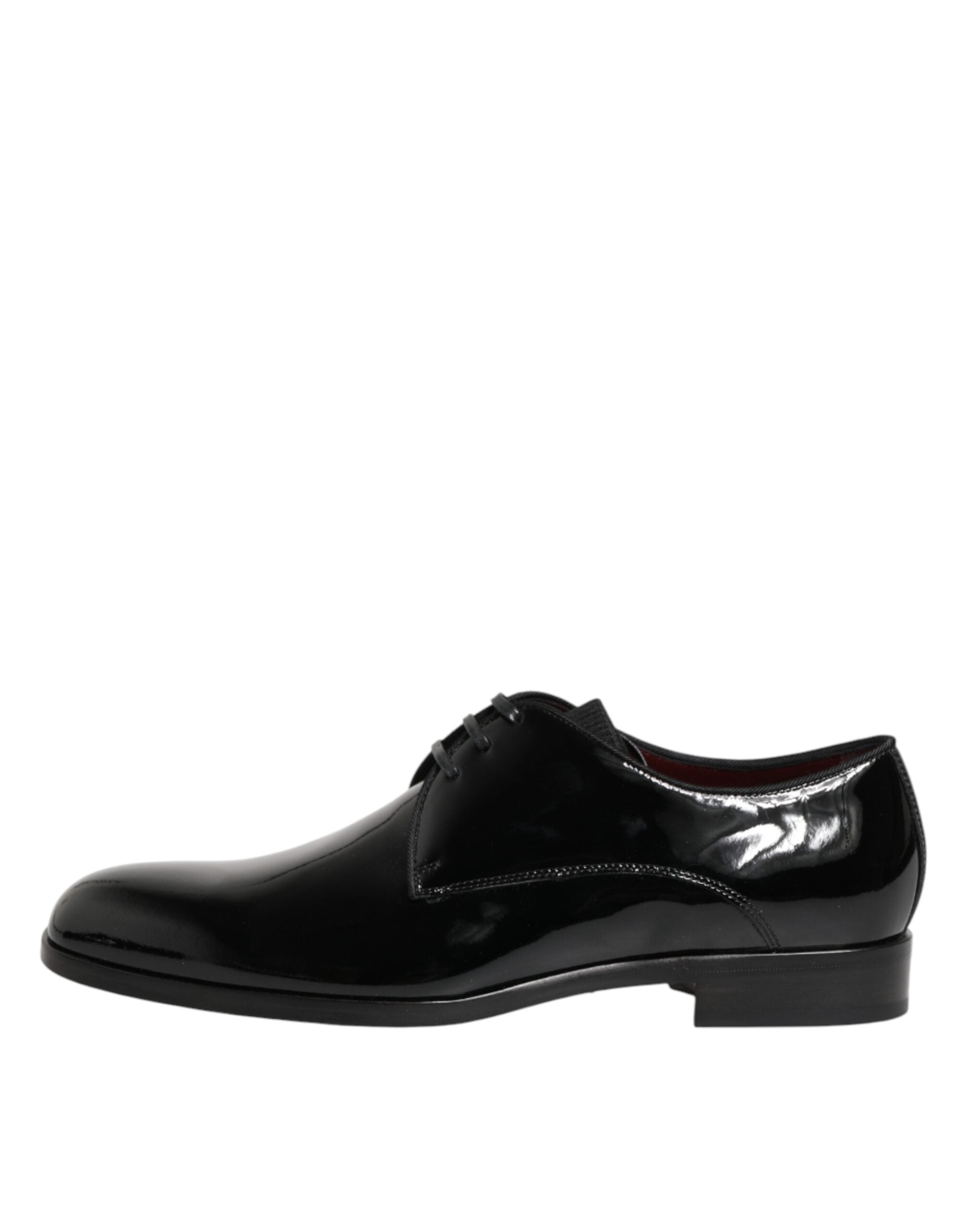 Dolce &amp; Gabbana Sorte Derby Sko i Kalveskind og Læder