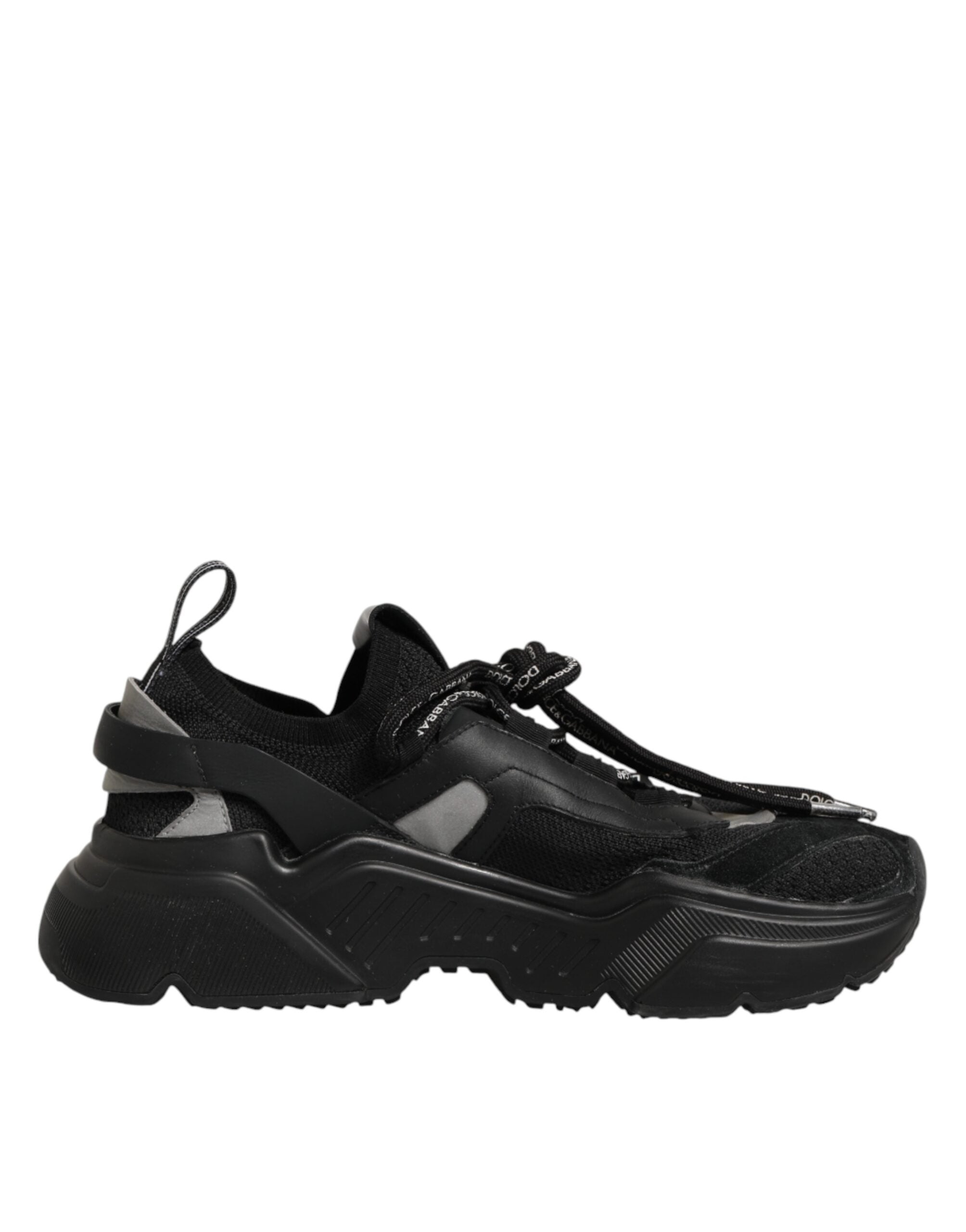 Dolce & Gabbana Black Daymaster Low Top Women Sneakers  Shoes