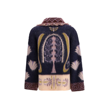Forte_Forte Multicolor Alpaca Vicugna Pacos Cardigan