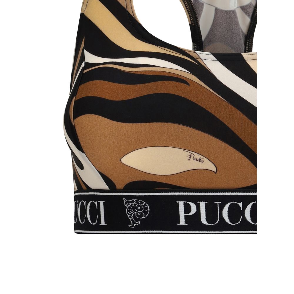 Emilio Pucci Multifarvet Polyamid Sports-bh