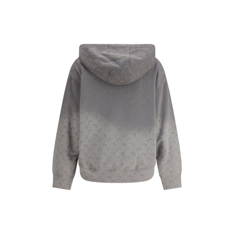 Marine Serre Gray Cotton Sweatshirt